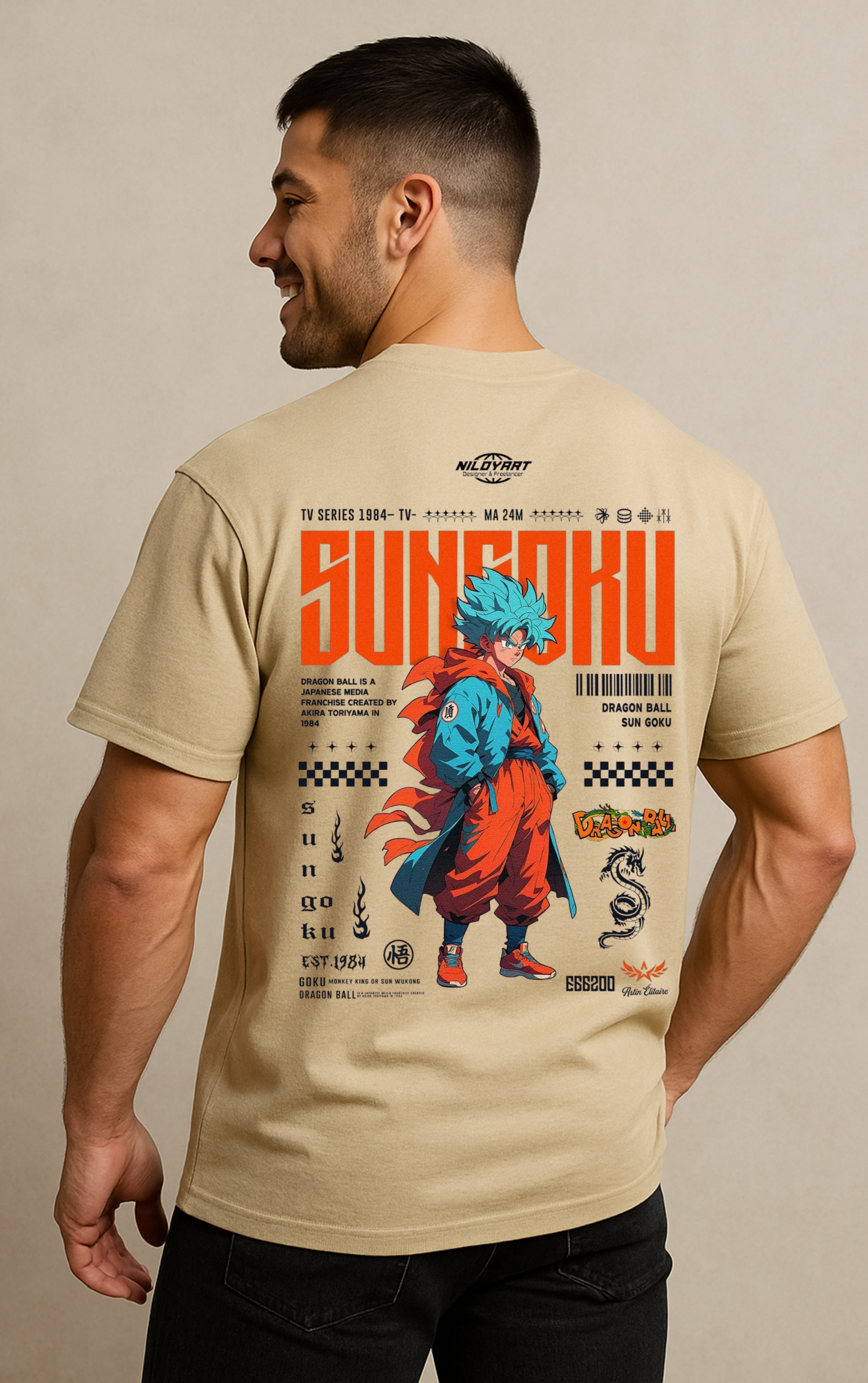Sun Goku Oversize T-shirt