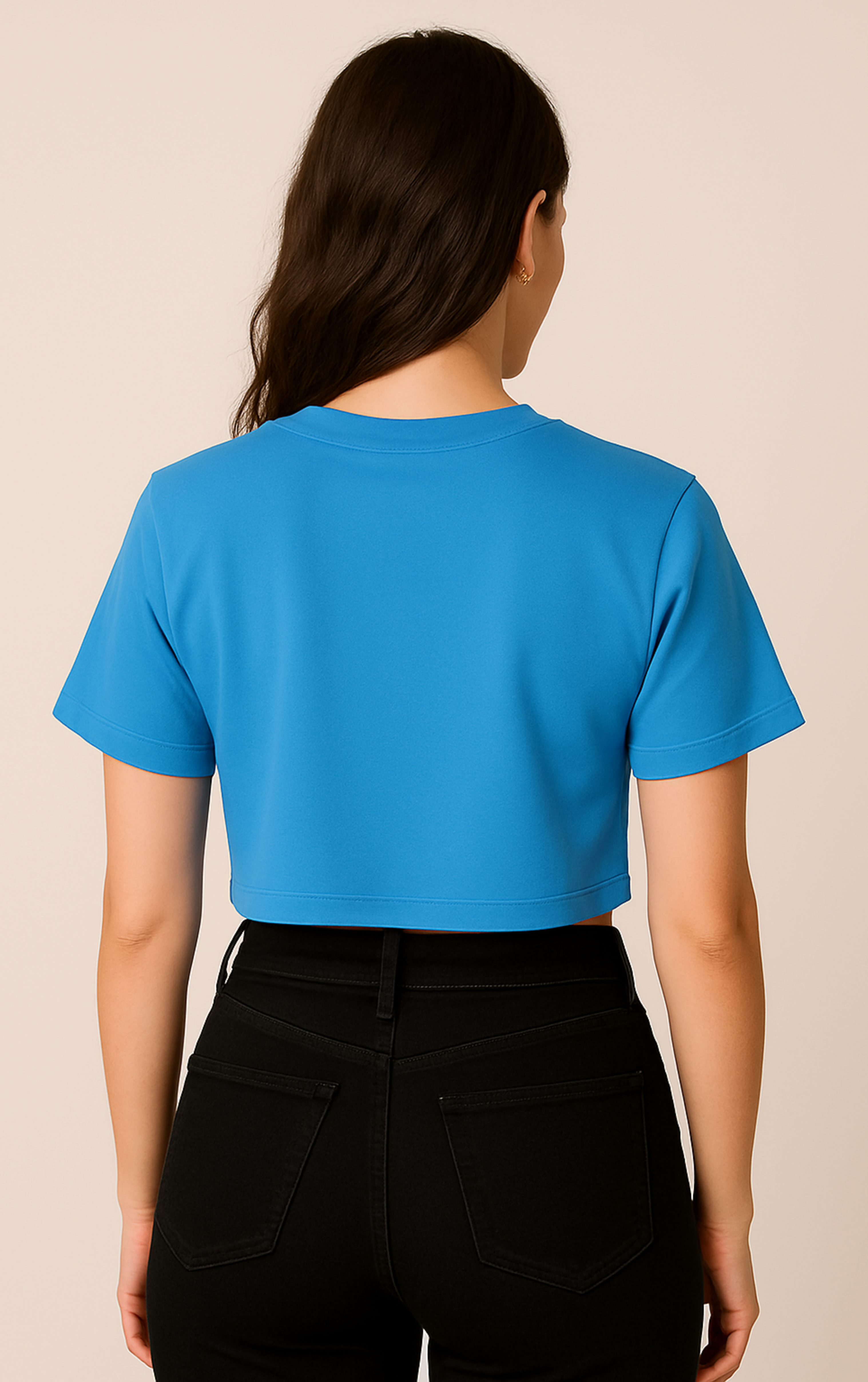 Panda Printed Crop Top - Cotton