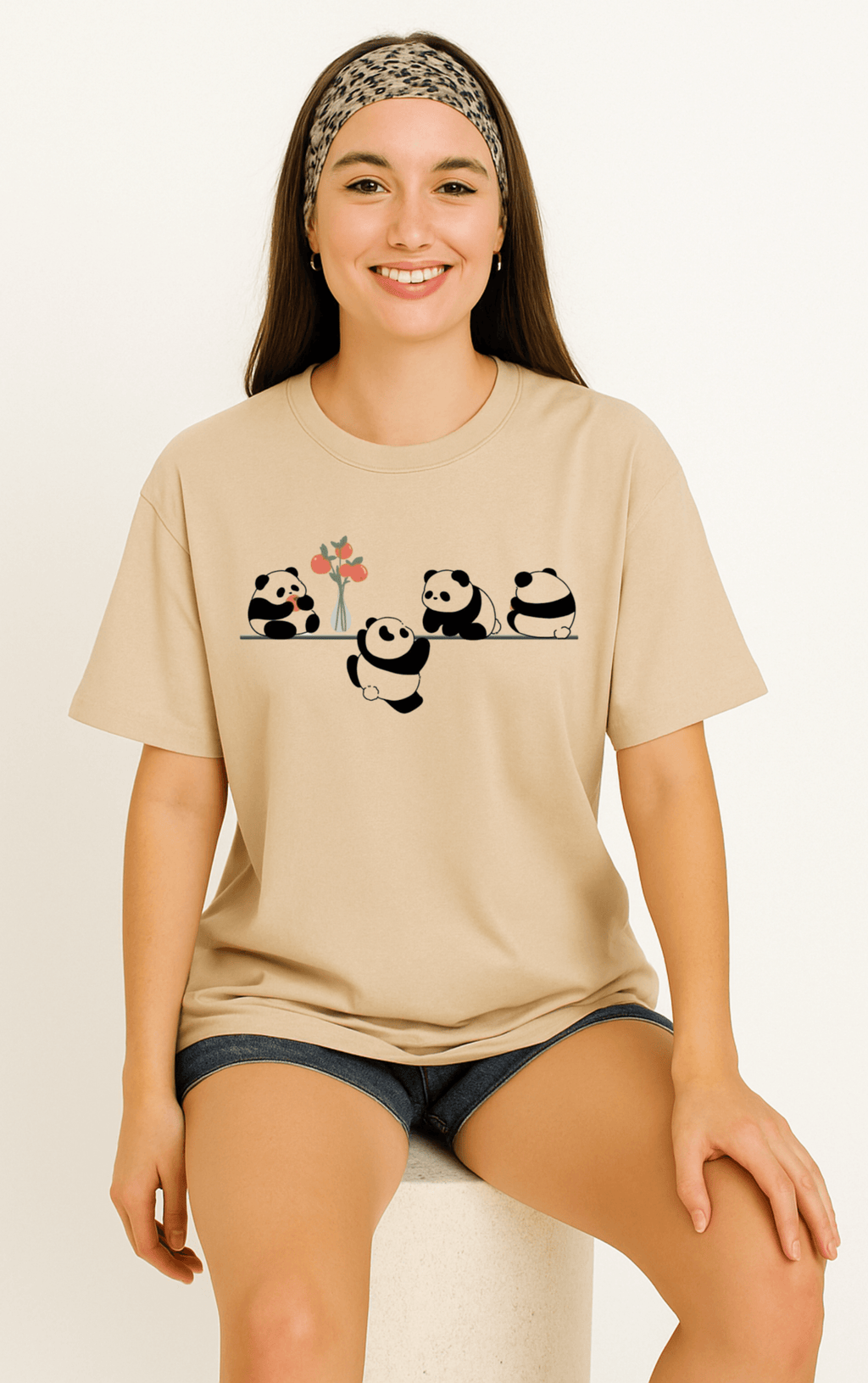 Beige Colour Woman's T-shirt