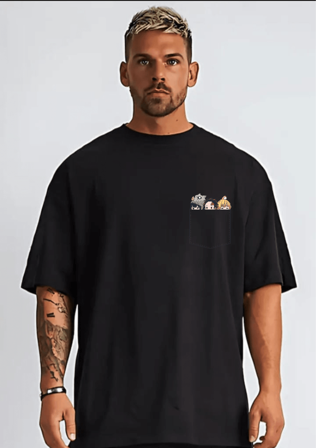 Anime Drop Shoulder T-shirt - WISHRY®