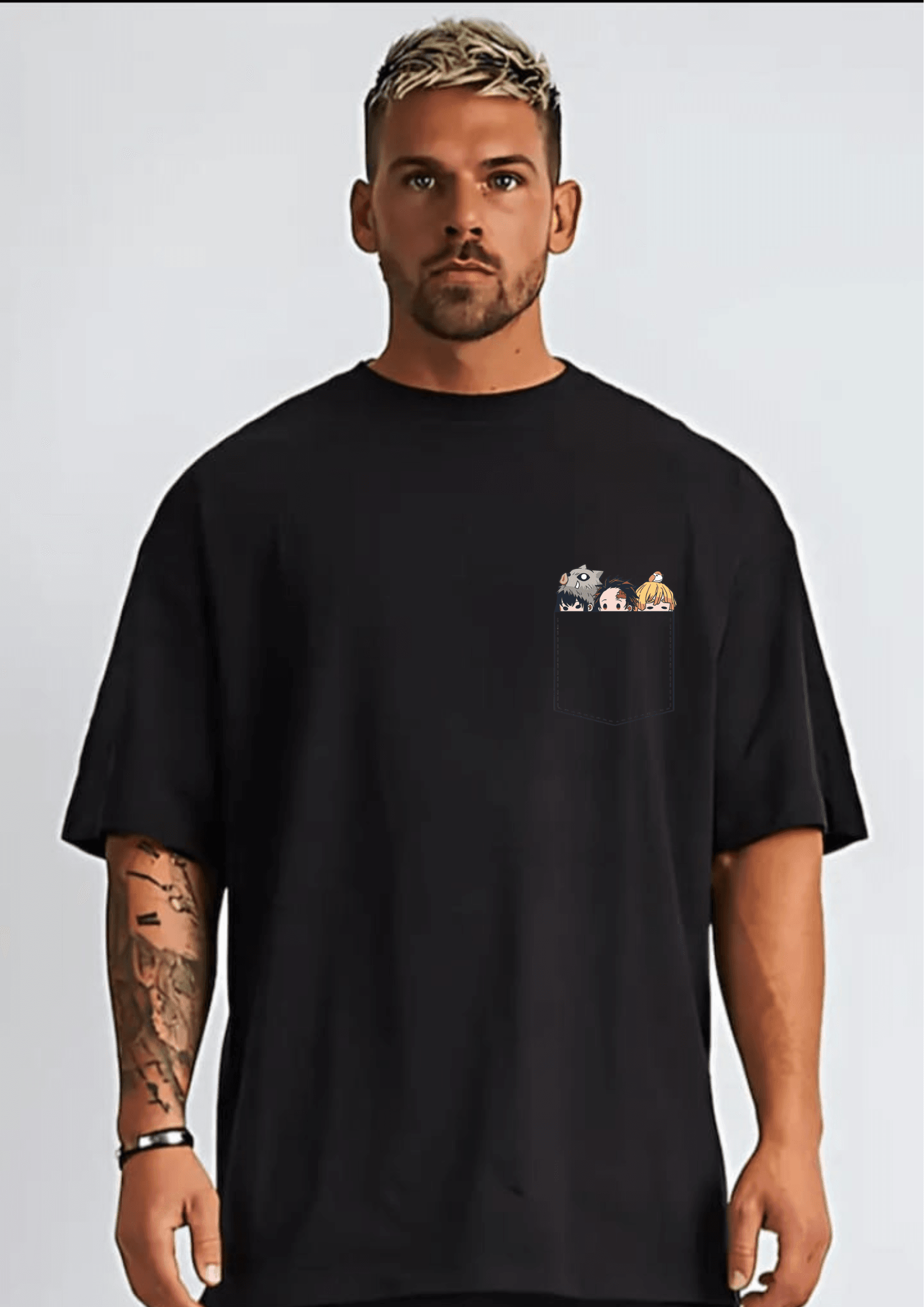 Anime Drop Shoulder T-shirt - WISHRY®