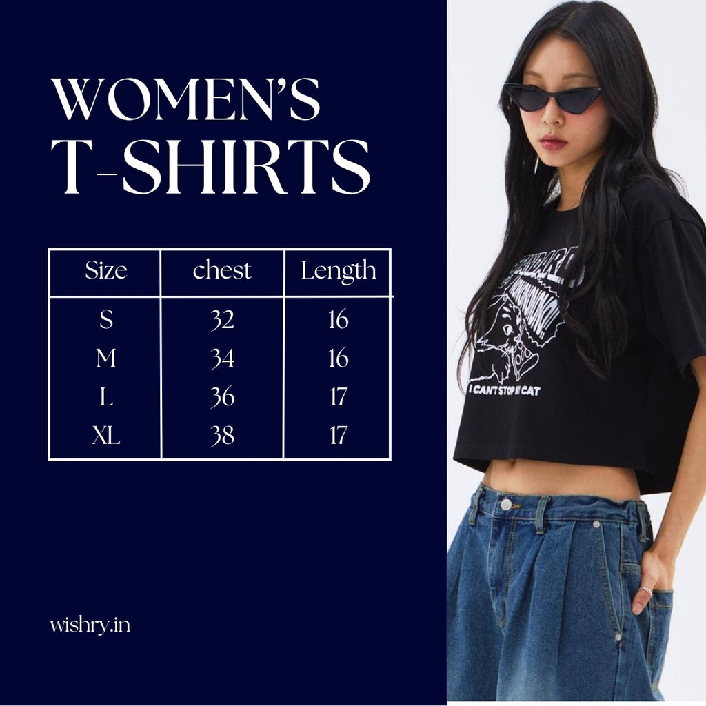 Panda Printed Crop Top - Cotton