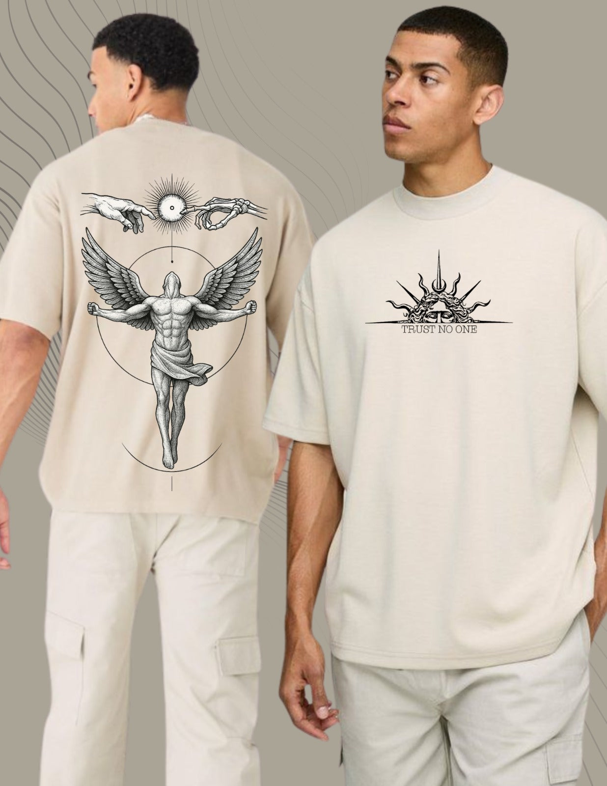 TRUST OVERSIZE T SHIRTS