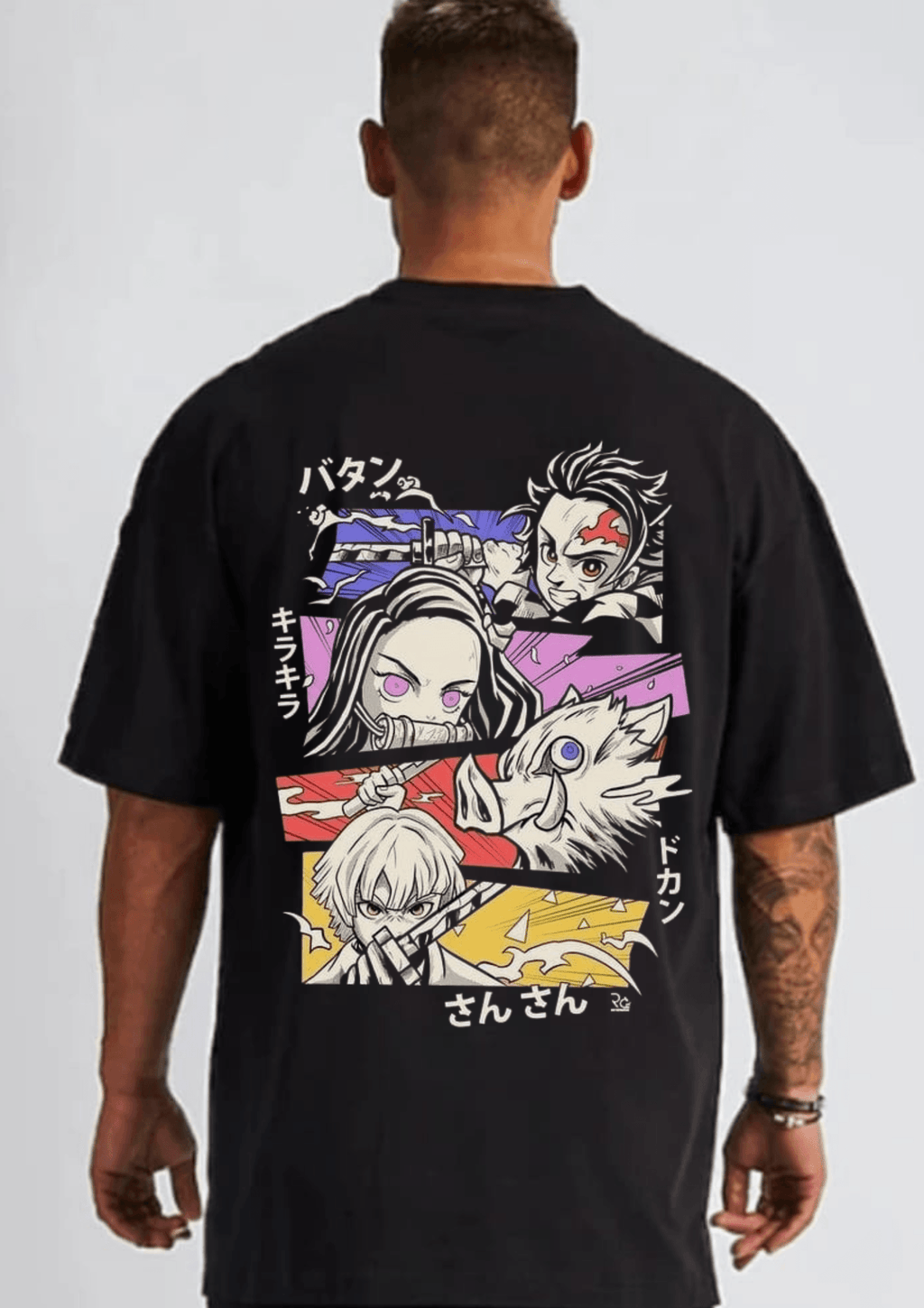Anime Drop Shoulder T-shirt