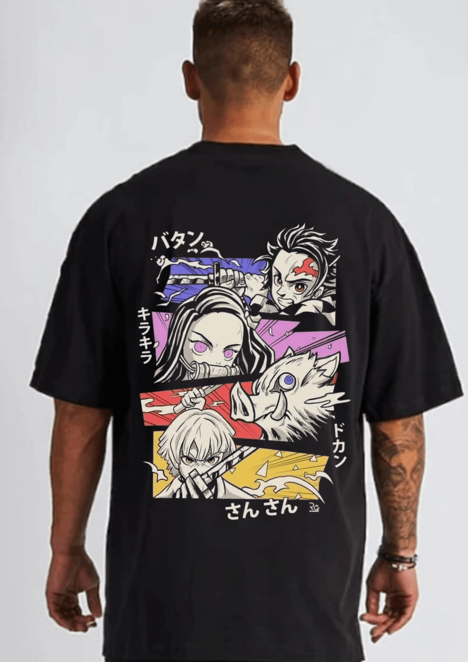 Anime Drop Shoulder T-shirt